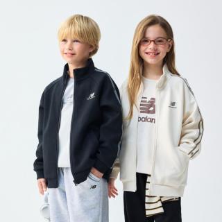 new balance NB童装男女儿童中大童26新款优可丝面料外套棒球服校服