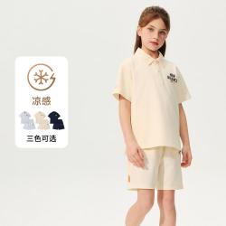 new balance NB童装男女童26夏新款POLO短袖短裤套装