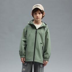 new balance NB童装男女儿童款春款防风时尚儿童连帽休闲外套