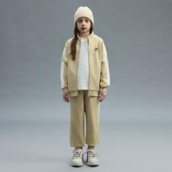 new balance nb男女中大童撞色拼接运动风外套裤子儿童套装