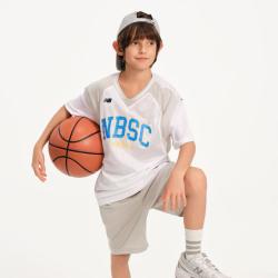 new balance nb童装儿童中性时尚运动休闲套装夏季T恤短袖短裤