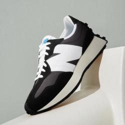 new balance 327系列 中性休闲运动鞋 MS327LB1 黑色 40.5