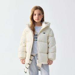 new balance NB童装男女儿童中大童26秋冬新款保暖舒适连帽羽绒服泡芙款