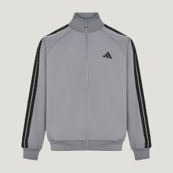 adidas 正品adidas阿迪达斯男子三条纹训练健身运动休闲夹克外套KX0482