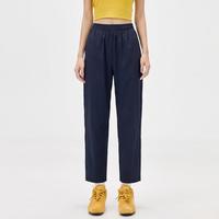 FOREVER 21 高级感阔腿裤女春季时尚宽松百搭显瘦休闲裤九分裤