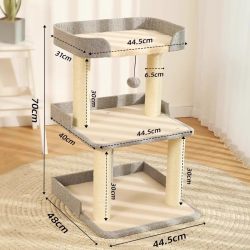 华元宠具 猫爬架猫窝猫树一体小型猫架家用猫咪玩具用品剑麻猫抓板猫爬架子