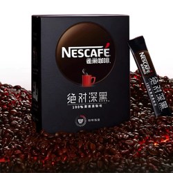 雀巢 绝对深黑速溶咖啡30条