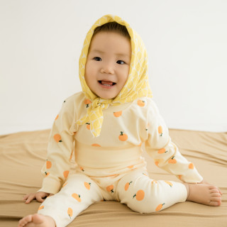 H 婴幼儿秋衣秋裤套装男宝宝内衣女童打底衫儿童长袖睡衣家居服护肚