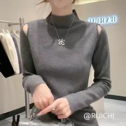 气质休闲风~2026新款毛针织衫保暖百搭上衣