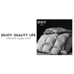 SHOOFAIR灰鸭绒被E866#冬被（券）