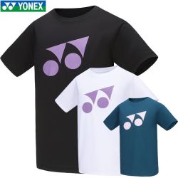 YONEX 新款YONEX尤尼克斯YY羽毛球服男女运动短袖上衣速干115104BCR
