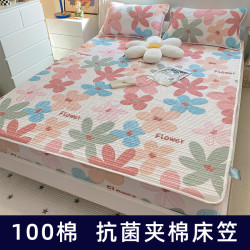 全棉春夏季软席加密绗缝宝宝床罩