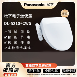 Panasonic 电子坐便盖5210+即热恒温冲洗 便圈加热 多重清洗模式  H