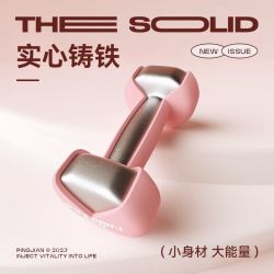 PINJIAN 哑铃女士健身家用器材儿童学生男士套装组合小哑铃纯铁练臂肌