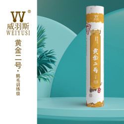 黄金二号羽毛球初学者球馆用球鹅毛球飞行稳定入门训练比赛用球
