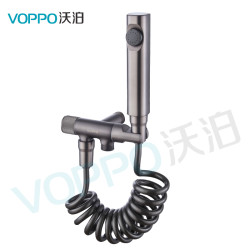 沃泊双开关双出水三角阀分水器一进二出两用马桶伴侣套装
