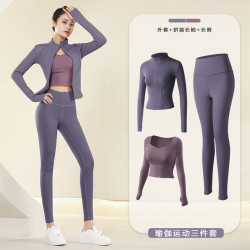 卡瓦杰 Kava Gie运动套装女夏步瑜伽服专业时尚健身速干衣春秋季