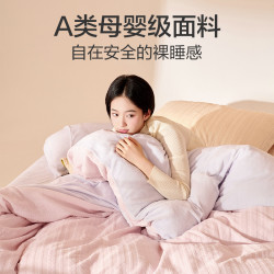 网易严选 A类超柔牛奶绒四件套发热抗菌抗静电可裸睡