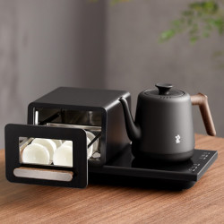 鸣盏 电热水壶嵌入式保温泡茶专用底部上水电茶炉烧水壶全自动一体