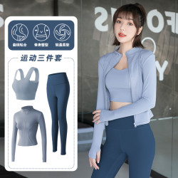 卡瓦杰 运动套装女夏步瑜伽服专业时尚健身速干衣春秋季