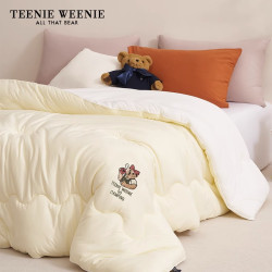 TEENIE WEENIE TeenieWeenie小熊针织被子软胖胖云朵加厚被芯保暖幼儿园单人冬被