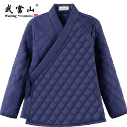 武当山 武當山太极服冬季保暖棉里衣汉服小袄练功服内胆中国风夹棉小汉服