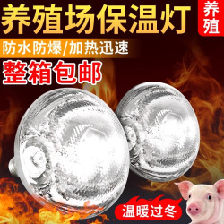拉伯塔 保温灯猪用保温灯取暖灯养殖专用加厚加热灯泡兽用灯泡小鸡保温灯