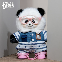 千寻日记 限定纪念款熊猫布布玩偶可爱毛绒手办挂件花花七仔福宝送女生礼物