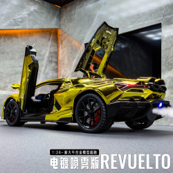 可冒烟新款大牛1:24合金车模转向避震男孩玩具车仿真汽车模型摆件