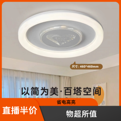 纵凌卧室灯创意家用简约房间圆形主卧室