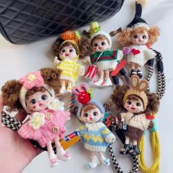 可换装多关节可爱搞怪玩偶适合女孩当礼物作手机书包挂件女孩饰品