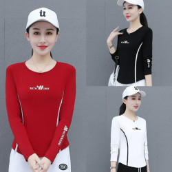 VF 2025春季新款广场舞蹈服高弹力刺绣健身跑步跳舞衣服长袖WLZ
