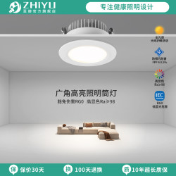至御 led智能筒灯嵌入式超薄客厅过道走廊家用矮款吊顶天花灯089