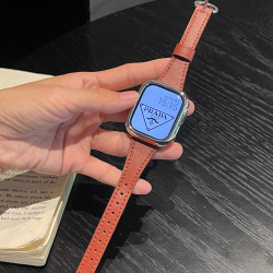 表带哥 适用于iwatchs11表带真皮s10高级感S9苹果8女生手表带秋冬