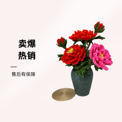 扭扭棒牡丹花材料包（可做花朵6个，花苞4个）