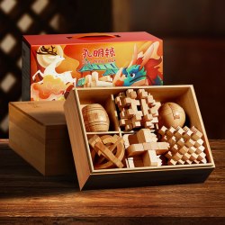 天才之路 鲁班锁孔明锁6个装