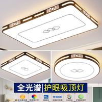 2026简约大气长方形大厅家用护眼新中式超薄房间吸顶灯全屋套餐灯