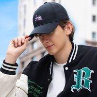 鸭舌帽棒球帽帽子韩版户外太阳帽百搭户外ins长帽檐百搭棒球帽