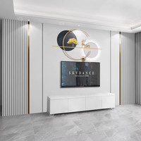 现代简约电视背景墙壁纸壁画装饰2026新款轻奢北欧墙布3d立体贴画