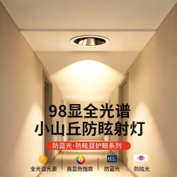 拉伯塔 护眼小山丘射灯走廊玄关照明防眩走廊灯led筒灯客厅家用嵌入式