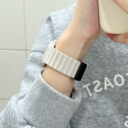 适用苹果iwatch11手表带海洋硅胶磁吸ultra男女款applewatch10S9