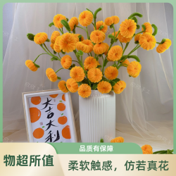 扭扭棒小桔子吉祥如意材料包（不含花瓶，可做8枝）