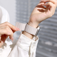 张婧仪同款女苹果手表手表带S10/9表带applewatch8磁吸苹果表带