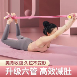 武行彬 脚蹬拉力器仰卧起坐辅助器练肚子女开背健身器材家用小燕飞拉力绳