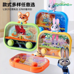 疯狂动物城朱迪水机玩具儿童幼儿园宝宝卡通套圈游戏机益智玩具