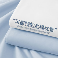 纯棉枕头套100全棉枕套网红款情侣枕头芯套亲肤透气48cmx74cm新款