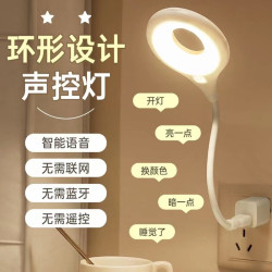 佰宥 智能语音灯USB彩色灯led迷你创意灯声音控制小夜灯
