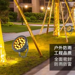 led投光灯户外照树灯插地射树灯防水超亮草坪绿化景观玉兰庭院灯