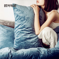 天鹅绒枕套珊瑚绒单人枕用女一只装学生一对包邮枕头套冬季