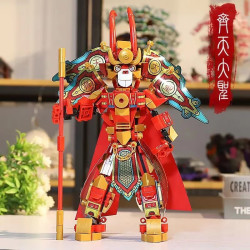 积木孙悟空小侠系列儿童益智拼装积木玩具齐天大圣黄金机甲男孩